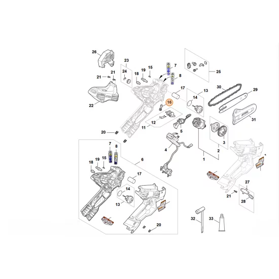 STIHL  Pompa olejowa 4857 640 3202